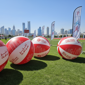 Ballon publicitaire gonflable hermétique en PVC, en forme <span class=keywords><strong>de</strong></span> bouée, arche ou colonne, pour signalisation <span class=keywords><strong>de</strong></span> marque lors d'événements extérieurs tels que les marathons urbains et les courses <span class=keywords><strong>de</strong></span> course - Product Image 1