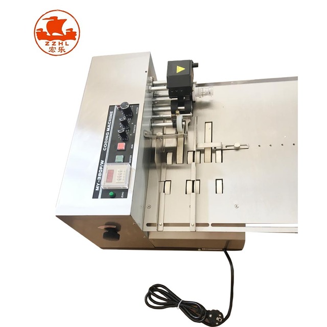 Industrial Electric Automatic Desktop Solid Dry Batch Date Inkjet Printing Coding Machines Adjustable Printing Area Cartons Wood