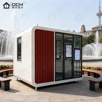 Maison préfabriquée miniature portable, cabane Apple préfabriquée, pod préfabriqué, villa modulaire en forme de pomme, maison pour complexe hôtelier, Airbnb et studio de jardin