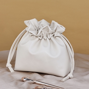 Sac cosmétique en PU personnalisable, réutilisable, imperméable, pliable, grande capacité, multifonction, étui de rangement pour maquillage de voyage - Product Image 4