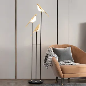 Modern Minimalist Vertical Bedroom Floor Table Lamp Living room Light Stand Floor Lamp