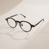 Venta al por Mayor de Monturas Ópticas de Acetato con Logotipo Personalizado, Gafas Redondas Estilo Panto, Fabricante Chino de Gafas de Alta Calidad con Filtro de Luz Azul