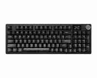JEDEL Keyboard Mekanik Baru 97 Tombol Tiga Mode dengan Layar LCD dan Tombol Putar untuk Laptop Komputer Desktop