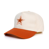 Casquette de baseball vintage rétro en coton à 5 panneaux avec logo brodé, bicolore, pour golfeur, personnalisable, certifiée CE BSCI