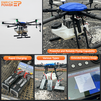 Batterie LiPo EP Custom 6S 22000mAh 22.2V Lithium Polymère avec Taux de Décharge de 25C Longue Durée de Vie pour Drone Agricole UAV