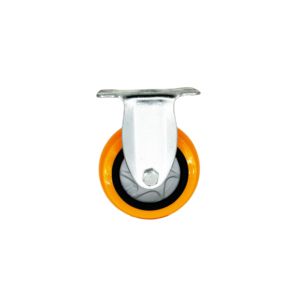 चेंगज़ियांग औद्योगिक कैस्टर व्हील p+ धातु ठोस पहियों 1 1/4 इंच 3/4/5 इंच रोलर असर वाली स्विनी ब्रेक उच्च शक्ति लंबी - Product Image 2