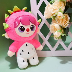 Peluche personnalisée Dragon Fruit avec visage en vinyle souple, jouet en peluche pour boîte mystère tendance, cadeaux pour enfants - Product Image 3