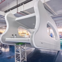 Prix d'usine réels Fabrication de yachts gonflables, catamarans, bateaux-maisons gonflables de luxe, bateaux sportifs avec moteur pour bateaux flottants
