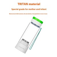 Générateur d'eau riche en hydrogène portable 420 ml 5000 PPB Orp H2, bouteille d'eau riche en hydrogène avec technologie SPE PEM, vente en gros
