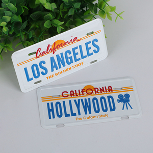 ป้ายทะเบียนโลหะอลูมิเนียมสำหรับตกแต่งป้ายทะเบียน<span class=keywords><strong>66</strong></span>แบบวินเทจใช้ซ้ำได้ตามต้องการ - Product Image 3