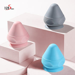 Fábrica Novidades Produtos <span class=keywords><strong>Silicone</strong></span> Ventosa Massagem Bola Fascial Cervical Massageador Terapia Bola para o Corpo Massagem Manual - Product Image 1