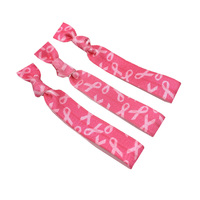 Chouchous de cheveux en Satin rose pour filles, 100 pièces, bande élastique, de bonne qualité, avec ruban noué