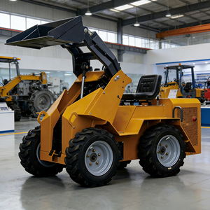 Mini-chargeuse sur chenilles diesel EPA, multifonctionnelle, à roues, haute efficacité, charge nominale 250 kg - Product Image 4