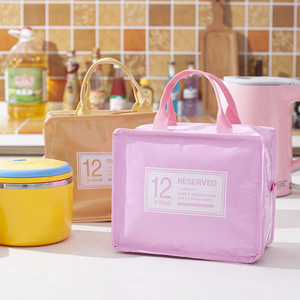 Bolsa térmica para el almuerzo con paquete de hielo, impermeable, para almacenamiento en frío o caliente, para viajes - Product Image 2