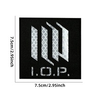 Patch en tissu de caoutchouc brodé à la main avec drapeau de l'État américain, en sergé, avec sequins en PVC, à coudre pour chapeaux, sacs et appliques