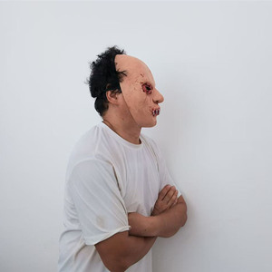 Maschera in Latex per Halloween, Cosplay Spaventoso con Lingua Lunga, Copricapo <span class=keywords><strong>Horror</strong></span> in Latex - Product Image 3