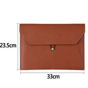 YY PU Leather A4 File Folder Document Holder Stylish Envelope Folder Case Business Contract Invoice for Office School - Product Image 4