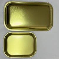 Plateaux à rouler en étain de conception personnalisée Top vente taille M et S Papiers à rouler pour fumeurs OEM Plateaux en métal OEM