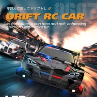 Nouvelle voiture RC miniature, modèle de drift, 4 roues motrices, télécommande, haute vitesse, échelle 1:24, 2.4G, véhicule de course sportif, jouet RC d'intérieur avec lumières pour enfants