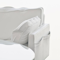 Canapé de bureau en cuir de forme moderne