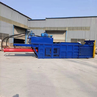 Presse à balles hydraulique carrée entièrement automatique avec moteur, haute productivité, pour le compactage de papier et de plastique usagés en usine
