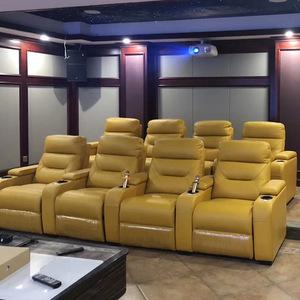 Sillón Reclinable Eléctrico de Cuero de Lujo Moderno Personalizado para Cine en Casa, Teatro y Oficina en Casa - Product Image 6