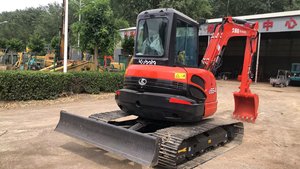 Mini-pelle japonaise de 5 tonnes de haute qualité pour KX155-5 Kubota avec dispositif de marche de grenouille d'occasion à bas prix - Product Image 5