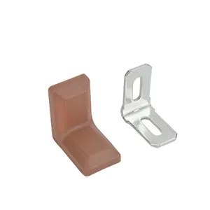 Cupboard Furniture Fixed Corner Code Connector With Plastic Decorative Cover Cabinet Corner Code Bracket