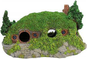 Polyresin/resina paisaje en miniatura de <span class=keywords><strong>la</strong></span> colina de agujero casa Manor Ideas de decoración tanque de peces decoración refugio ornamento - Product Image 6