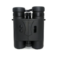 Jumelles télémètre laser de chasse 10x42, prisme de toit BAK4, revêtement FMC vert, précision +/-1m, mesure de la vitesse et de la portée (6-1500m)