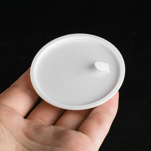 Barattolo Vuoto in <span class=keywords><strong>Plastica</strong></span> PP Bianca per Cosmetici con Coperchio in Legno di Bambù, 30g 50g 100g 150g 200g 250g - Product Image 3