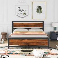 Vente en gros de cadre de lit plate-forme de style jumeau base en métal lit simple design pour appartement en métal lit en métal pour filles