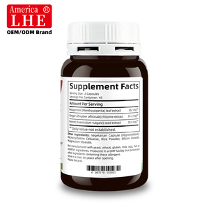 Gélules alimentaires Shecome aux huiles de gingembre et de fenouil – Complément pour le soutien digestif des adultes – 90 capsules de menthe poivrée - Product Image 5