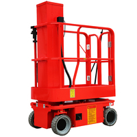 Plateforme de travail en aluminium de type mât YILU LIFT, résistante à la rouille, durable, 3,6-8 m, pour les tâches de levage multi-scènes