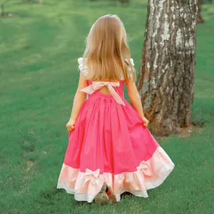 Vestidos coreanos de verano para niña, vestido de princesa de cumpleaños para niña de 1 año