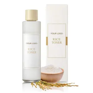Korean Natural Organic Skin Care Toner Glow Essence com Niacinamida Hidratante Whitening Arroz Água Face Toner Para Toda a Pele
