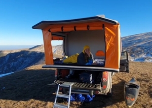Roof Inflatable <b>Tent</b> Outdoor Camping Car Roof Top <b>Tent</b> Quick Open Inflatable Four-season Double Layer EJ-CZP Windproof Design Of - Product Image 4