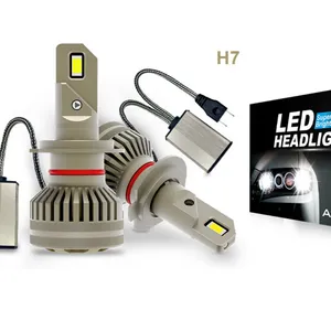 Yüksek güç 100W 36000LM 12V 24V H7 araba LED ampuller hatasız Canbus H16 H15 9005 HB3 9006 H4 H1 H11 Led far