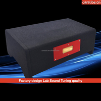 Subwoofer de voiture actif 10 pouces, 300W RMS, SVC 4 Ohm, avec amplificateur intégré, basses profondes et puissantes, caisson de basses slim pour voiture