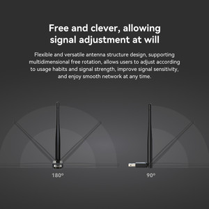 Dual band 802.11 USB Wi-Fi <span class=keywords><strong>Adapter</strong></span> 150Mbps mạng wifi Dongle thẻ Realtek <span class=keywords><strong>Chipset</strong></span> 5g tần số Receiver cho máy tính máy tính xách tay - Product Image 5