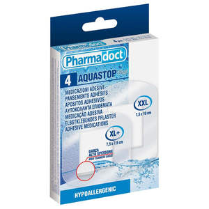 PHARMADOCT - Set di 4 Medicazioni Adesive AQUASTOP - Product Image 1