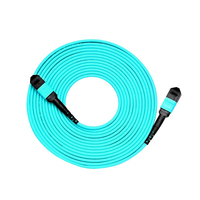 Cavalier à fibre optique MPO-MPO haute densité OEM personnalisé SM OM3 OM4 OM5 Câble de coffre 8F 12F 24F MPO MTP Cordon de raccordement