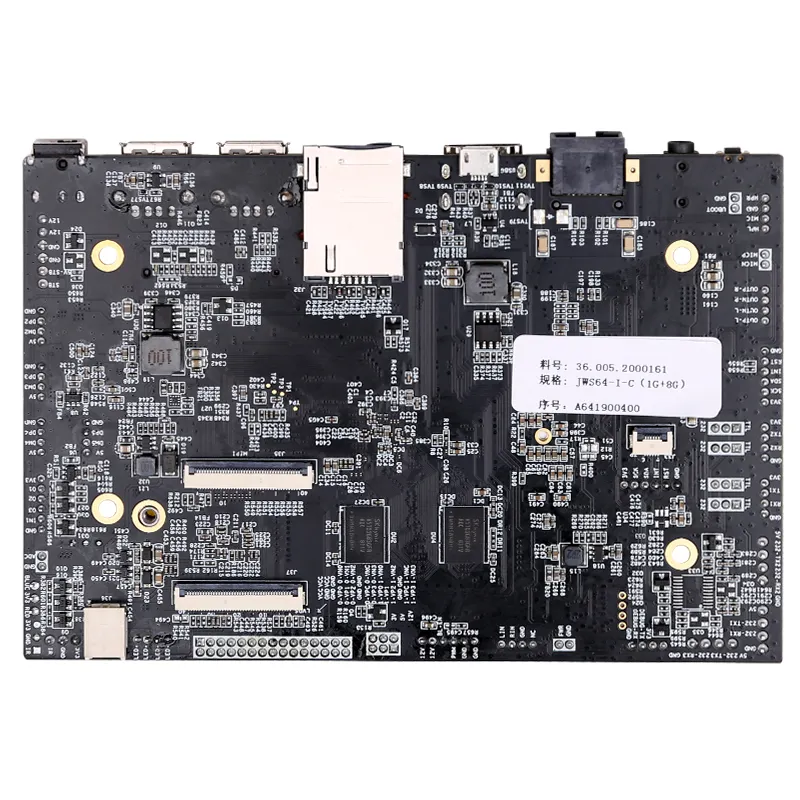 터치 싱크 쿼드 코어 프로세서 3G/4G 모듈 EMMC 5.1 A64 안드로이드 시스템 지원 TF USB 업그레이드 산업용 마더 보드