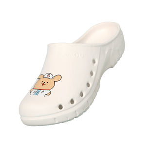 Модные противоскользящие медицинские сабо из ЭВА для медсестер, врачей, хирургическая обувь, женские сверхлегкие Сабо без бретелек - Product Image 5