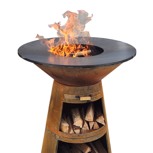 Brasero <span class=keywords><strong>de</strong></span> camping en plein air Plancha Garden Corten <span class=keywords><strong>BBQ</strong></span> Grill avec <span class=keywords><strong>plaque</strong></span> <span class=keywords><strong>de</strong></span> <span class=keywords><strong>cuisson</strong></span> - Product Image 2