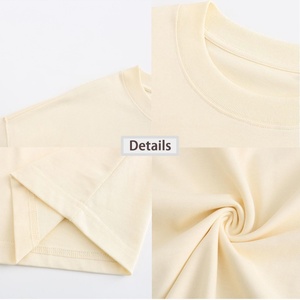 เสื้อยืดคอตตอนแท้ 100% หนัก 230 กรัม แบบเรียบ สีพื้น ไม่มีลาย พิมพ์ลายโลโก้ดิจิทัลได้ เป็นมิตรกับสิ่งแวดล้อม ระบายอากาศได้ดี เหมาะสำหรับสตรีทแวร์ ขายส่ง - Product Image 3