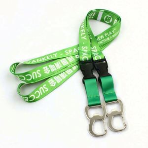 ที่เปิดขวดแบบพกพา ตัวอย่างฟรี พวงกุญแจไนลอนพิมพ์ลาย สายคล้องคอแบบสั้น ปรับแต่งได้ พร้อมคาราไบเนอร์ - Product Image 6