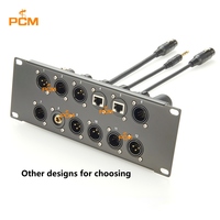 Adaptateur D-Housig RJ45 Femelle vers XLR 5 Broches Femelle à Montage sur Panneau pour Équipement de Contrôle Audio de Diffusion et d'Éclairage Scénique