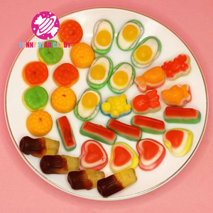 Tùy Chỉnh Giáng Sinh Gummies Kẹo Bán Buôn Dưa Hấu Bánh Hamburger Trái Tim Cola Hình Dạng Nhai Trái Cây Kẹo Mềm Gummy Kẹo - Product Image 4