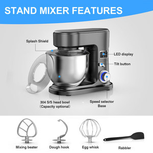 <span class=keywords><strong>Robot</strong></span> de <span class=keywords><strong>cuisine</strong></span> best-seller, pétrin à pâte pour gâteaux, bol mélangeur en acier inoxydable, batteur sur socle - Product Image 4
